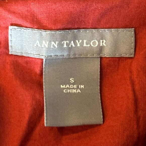 Ann Taylor Red Top size Small - Picture 3 of 5